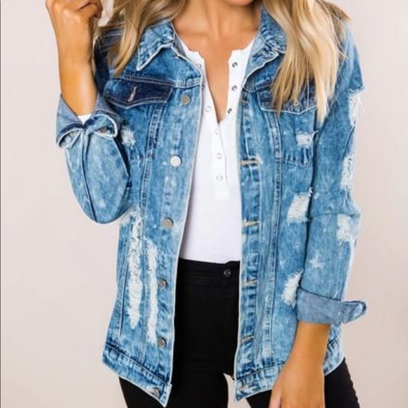 Dottie Couture Jackets & Blazers - Denim oversized jacket